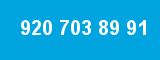 920 703 89 91 920 703 89 91